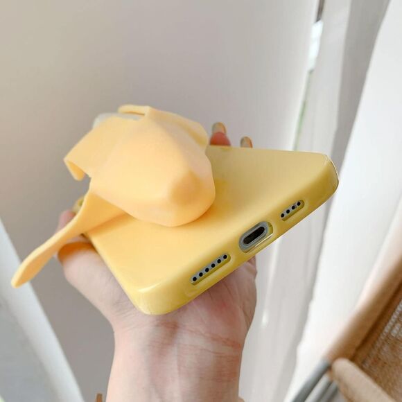 Funny iPhone Case, Yellow Squishy, Banana, iPhone 13 Pro Max - Picture 3 of 4